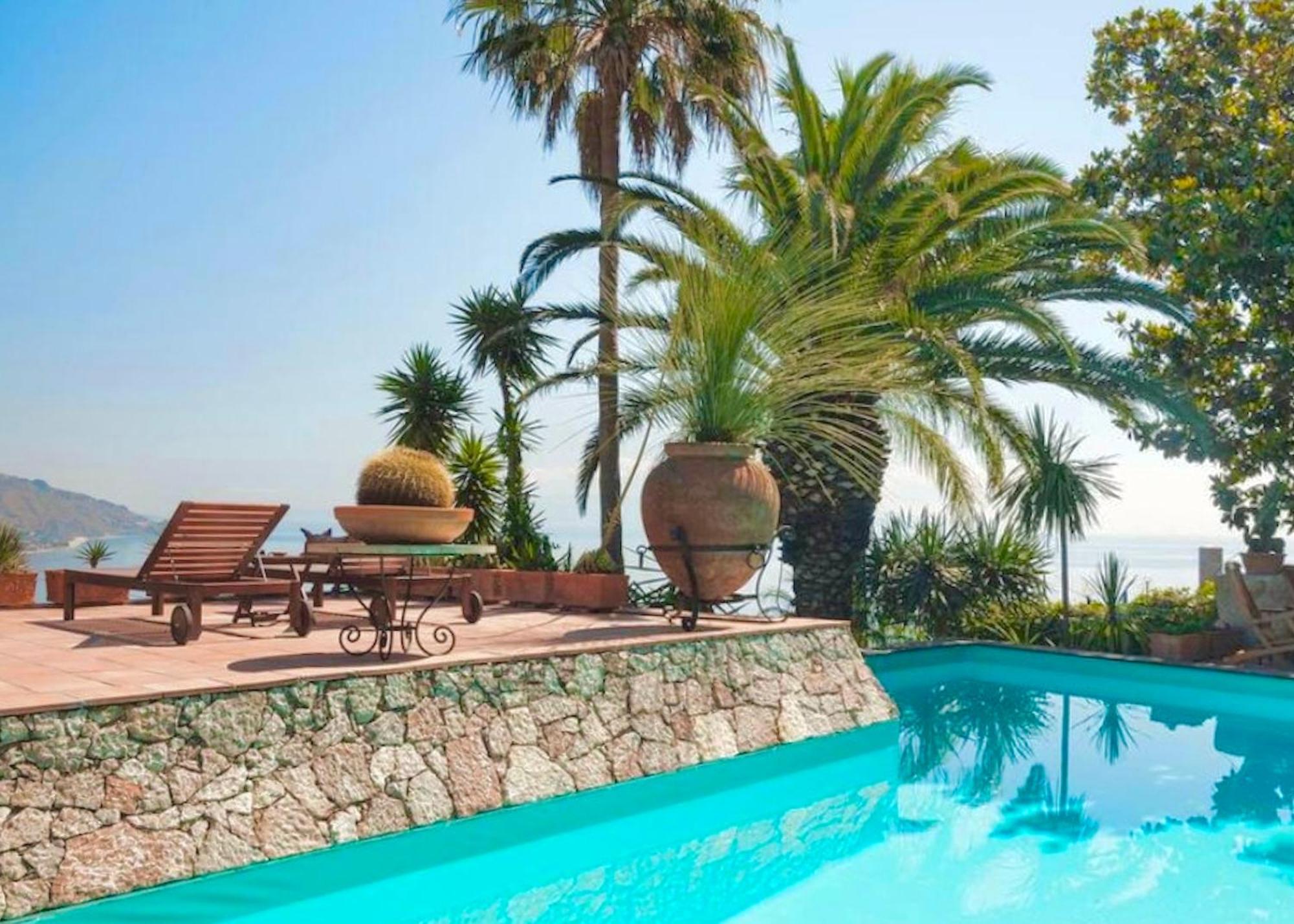 Villa Lou Taormina Private Villa With Panoramic Sea View Pool Luaran gambar